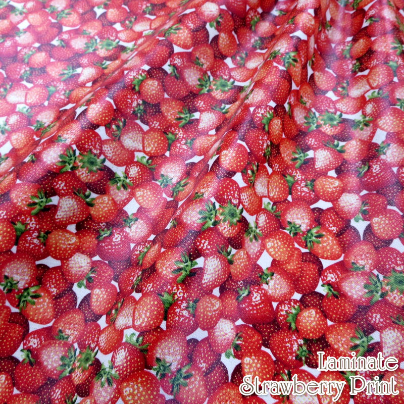 【激レア】ヴィンテージラグマット　イチゴ柄 フルーツ柄　アート　お洒落雑貨 YUWA strawberry card シャーティング 松山敦子 イチゴ柄