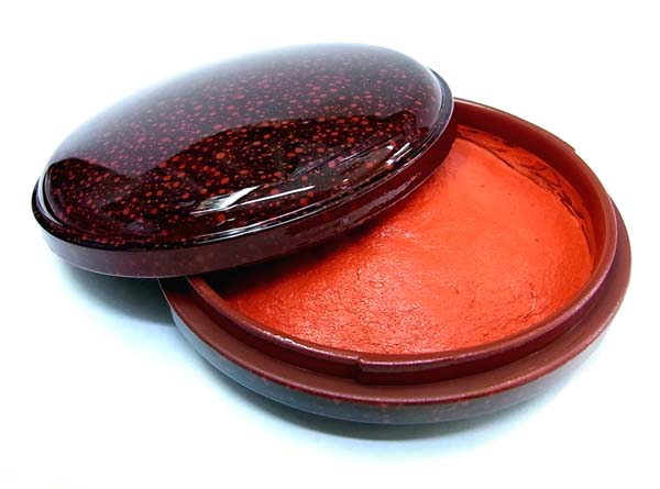 楽天市場】朱肉 高級 練朱肉 七宝塗肉池20号 (旧名 津軽塗肉池)あす楽