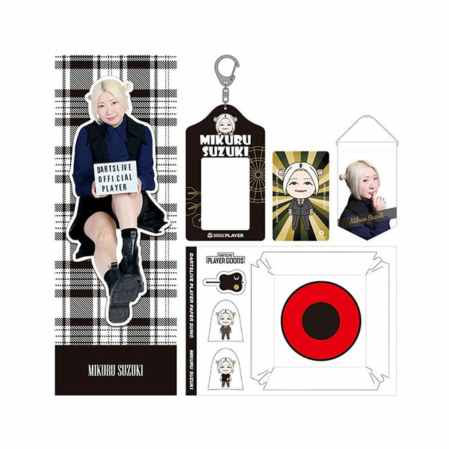 ダーツ祭り　林桃加　プレイヤーグッズ　ダーツライブプレイヤーセット ダーツライブ プレイヤーグッズ2024 PLAYERセット 林桃加選手 (ダーツ