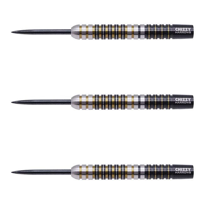 Harrows(ハローズ) CHIZZY(チズィ) STEEL 26g デイブ・チズネル選手モデル　(ダーツ バレル ダーツセット)｜ダーツ専門店 カウントアップ