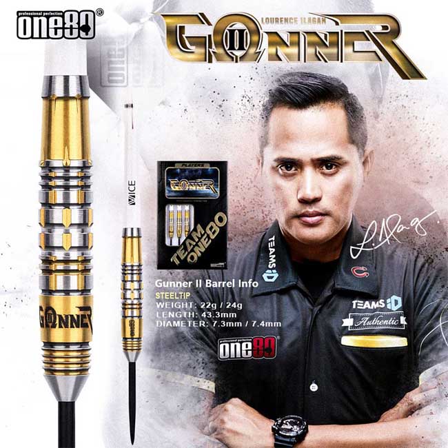 枚数限定 One80 ワンエイティ Gunner2 ガンナー2 STEEL 22g ローレンス