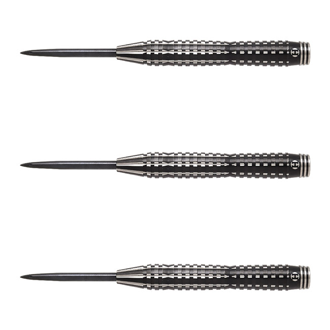 Harrows(ハローズ) BLACK KNIGHT(ブラック ナイト) STEEL 23gR　(ダーツ バレル ダーツセット)｜ダーツ専門店 カウントアップ 11,692円