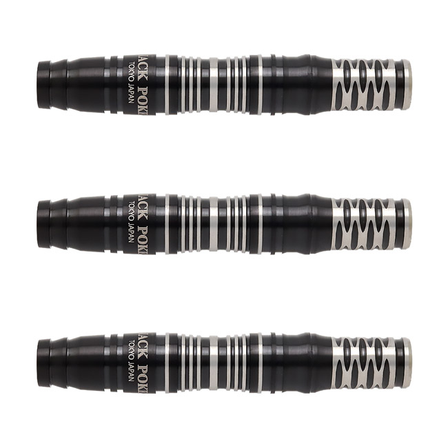 火の鳥 DARTS JAPAN(ヒノトリダーツジャパン) TOKYO BLACK POKER BARREL ALCHEMY Series 90T NONA(ノナ) 2BA (ダーツ バレル ダーツセット)|ダーツ専門店 カウントアップ