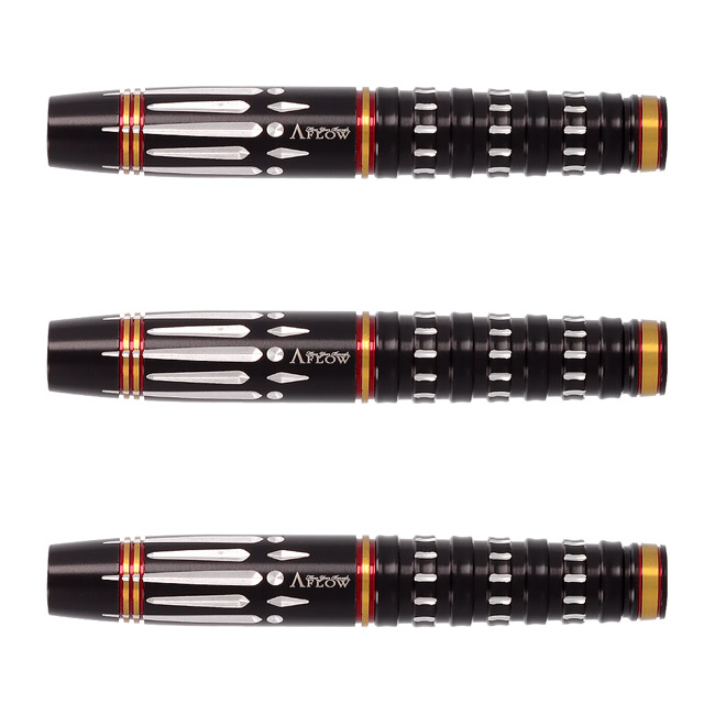 DYNASTY(ダイナスティー) A-FLOW BLACK LINE コーティングタイプ ALMOND+(アーモンドプラス) 2BA 22g 阿嘉紗香モデル (ダーツ バレル ダーツセット)|ダーツ専門店 カウントアップ