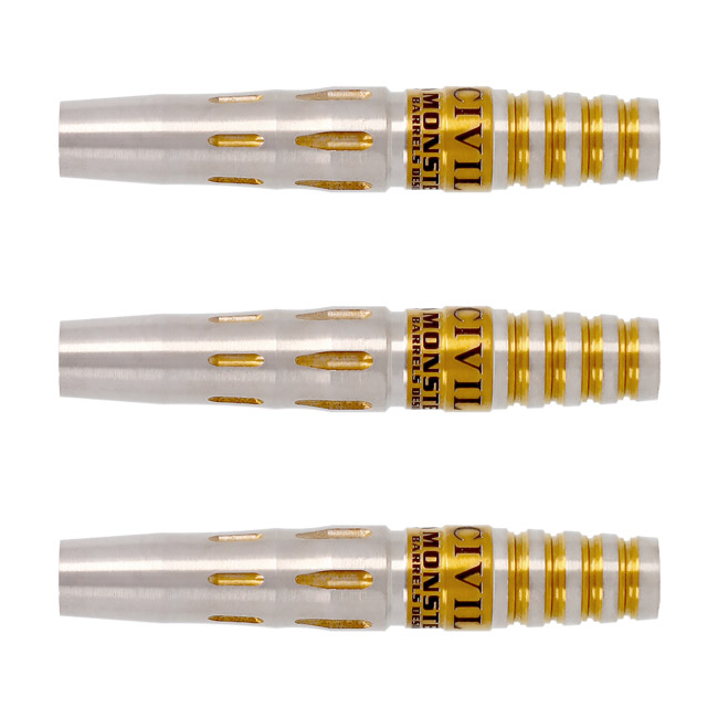 MONSTER(モンスター) CIVIL(シビル) GOLD 2BA 20.5g (ダーツ バレル タングステン ダーツセット ダーツ シャフト ダーツ チップ ダーツ フライト ダーツ 矢 羽 darts barrel darts set)｜ダーツ専門店 カウントアップ