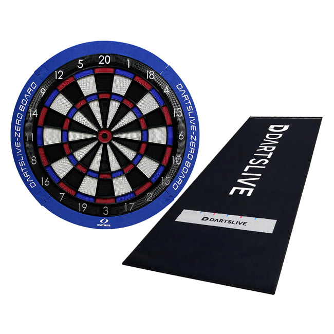 【セット商品】DARTSLIVE-ZERO BOARD & DARTSLIVE 防炎ラベル付スローマット|ダーツ専門店 カウントアップ