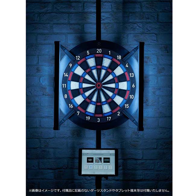 【予約商品2021年10月29日発売予定】【セット商品】DARTSLIVEHomeBLITZERダーツスタンドBSD21-BKDARTSLIVEオリジナル防炎スローマットDARTSLIVEHomeLEDLIGHT(ダーツボード)
