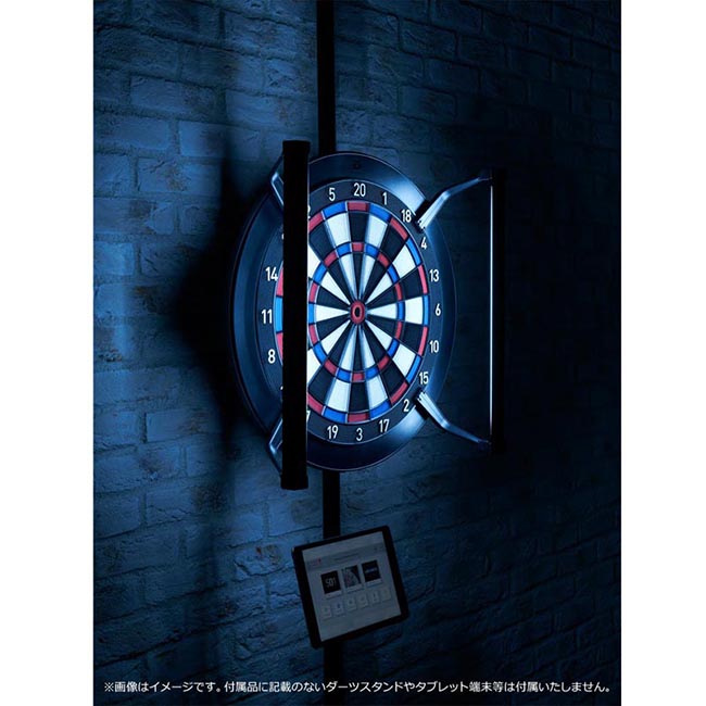【予約商品2021年10月29日発売予定】【セット商品】DARTSLIVEHomeBLITZERダーツスタンドBSD21-BKDARTSLIVEオリジナル防炎スローマットDARTSLIVEHomeLEDLIGHT(ダーツボード)