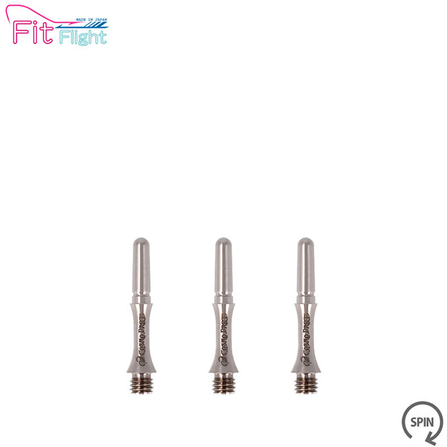 Fit Shaft TiTANIUM スリム スピンタイプ プレーン ＜1＞【フィットシャフト チタニウム ソフトダーツ｜ダーツ専門店 カウントアップ 7,800円