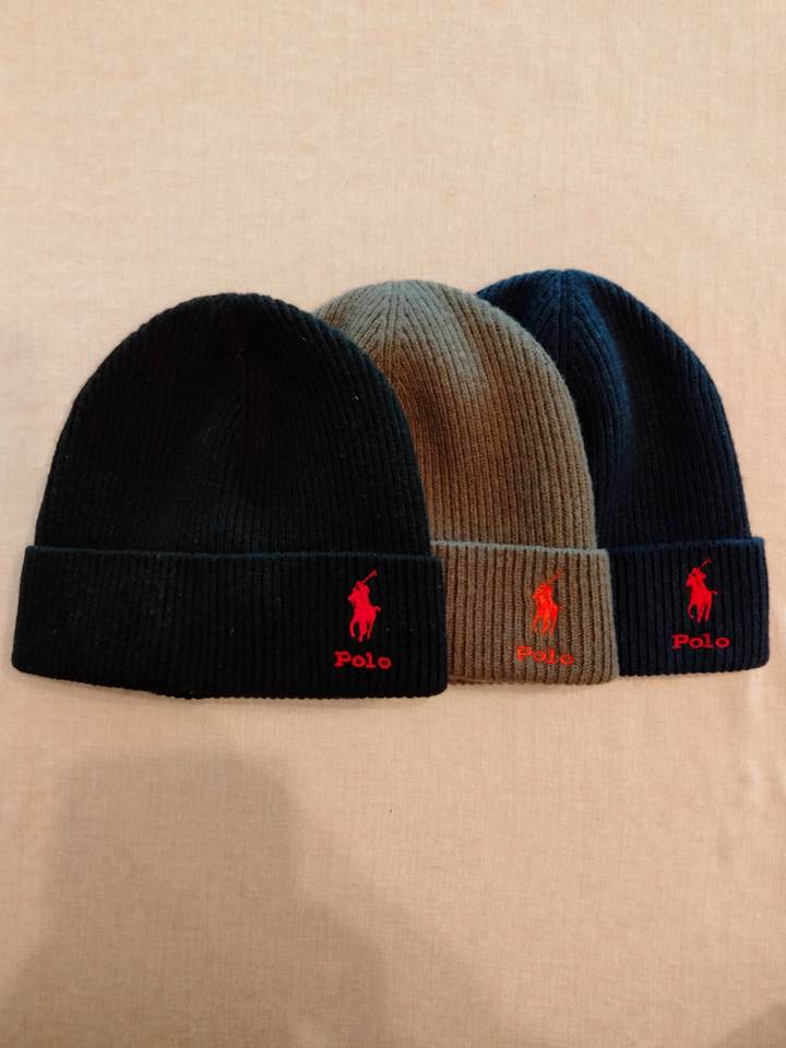 楽天市場】RALPH LAUREN/ラルフローレンニットキャップ グレー