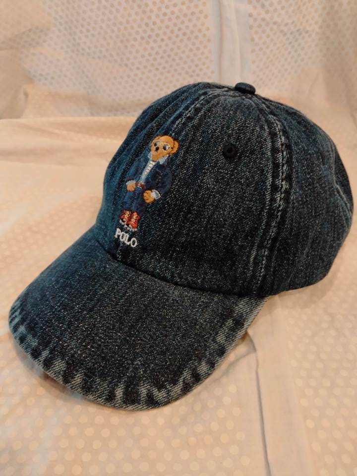 RL93 POLO BEAR ウールキャップ　ラルフローレン　レア polo92 polo1992 snowbeach rl93 polobear 90s USA製 ralphlauren polo bear ロングビル キャップ&frasl;ラルフローレン