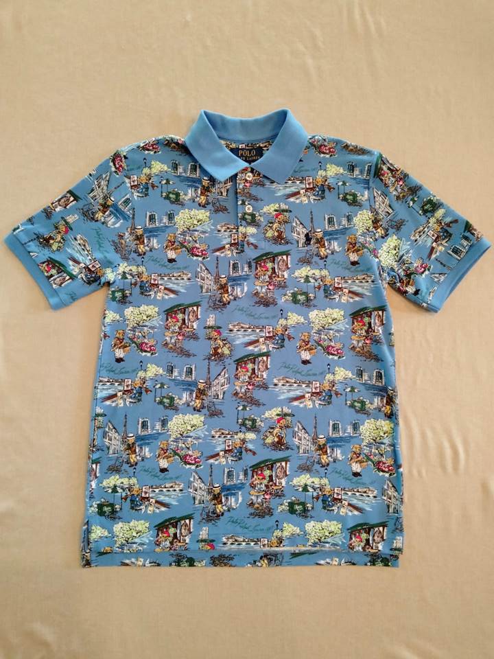 ポロ ラルフローレン スポーツシャツ ポロベア プルオーバー 意匠 半袖 Polo Ralph Lauren アロハシャツ ラルフズコーヒー Ralph\u0027s coffee