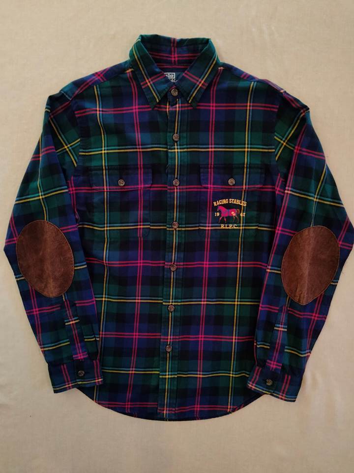 希少品 ラルフローレン スエード ウエスタンシャツジャケット ブラックレザー L ポロ ラルフローレン POLO RALPH LAUREN ウエスタン レザー
