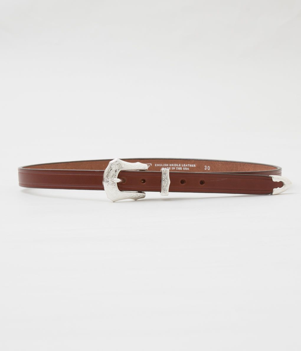 TORY LEATHER '【2243】3/4 WESTERN BELT'(OAKBARK/NICKEL)|THE STORE by maidens