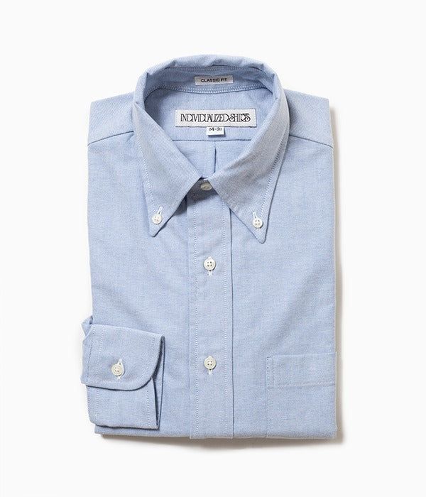 INDIVIDUALIZED SHIRTS 'REGATTA OXFORD (CLASSIC FIT BUTTON DOWN SHIRT)(LT BLUE)'|THE STORE by maidens
