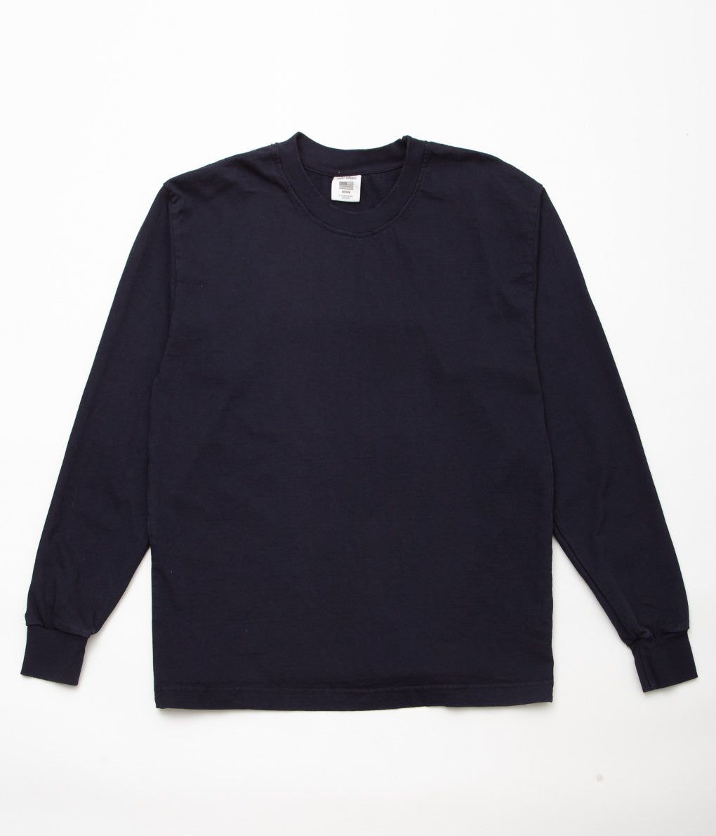 SOFT GOODS ''HEAVY WEIGHT CREWNECK L/S'' (DEEP NAVY)｜THE STORE by maidens