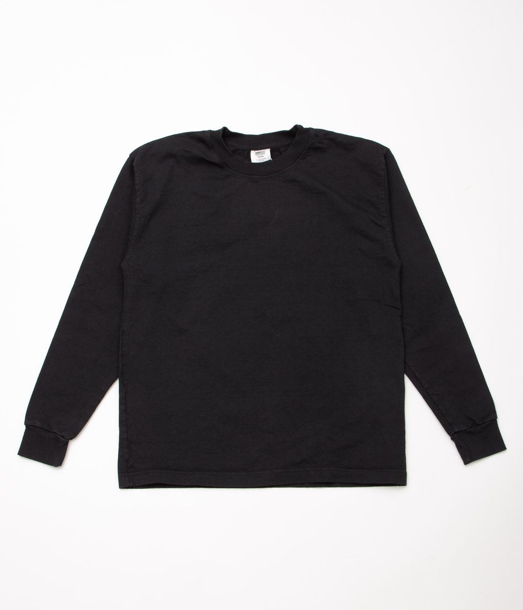 SOFT GOODS 'HEAVY WEIGHT CREWNECK L/S'(VINTAGE BLACK)｜THE STORE by maidens