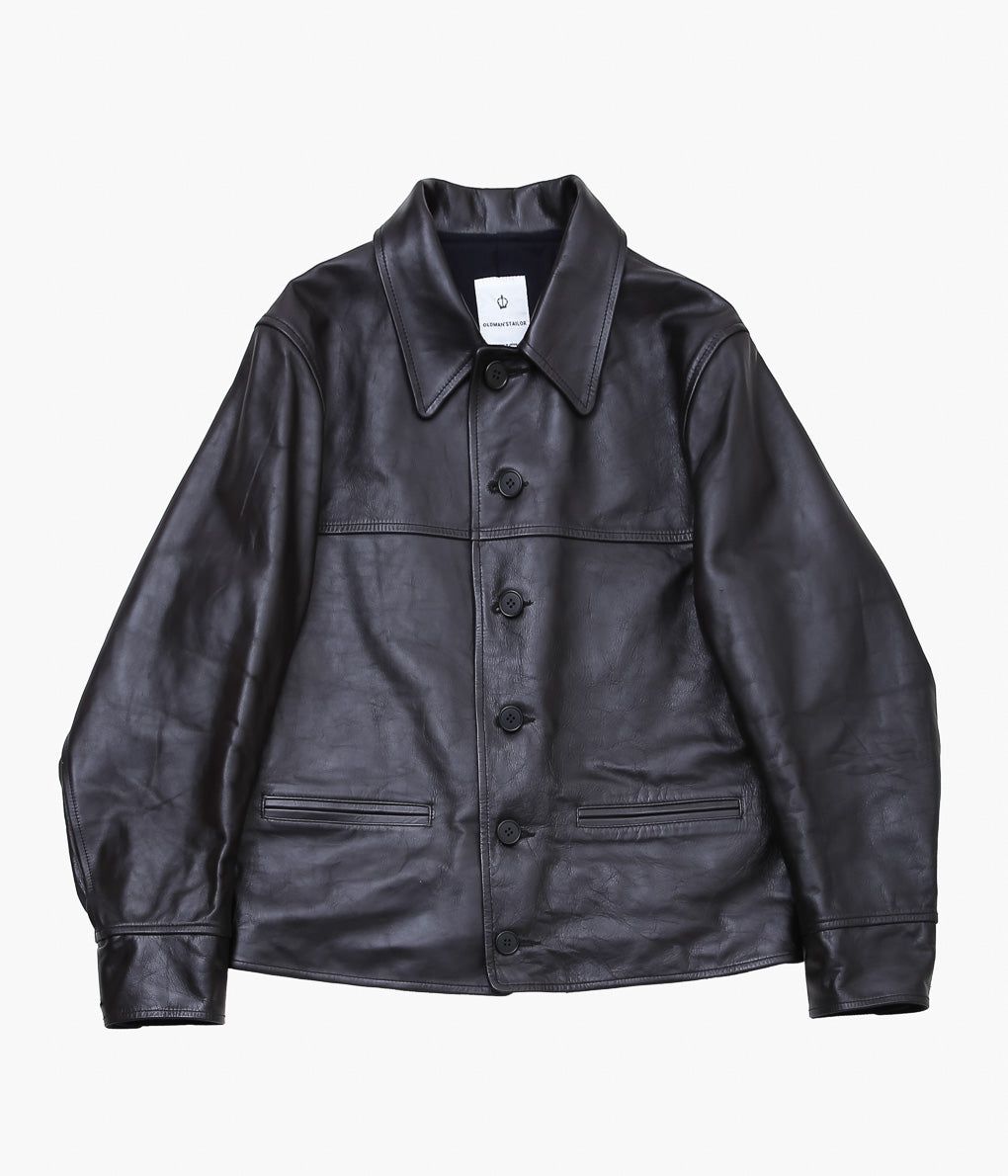 楽天市場】【中古】OLDMAN'S TAILORノーカラーレザージャケット
