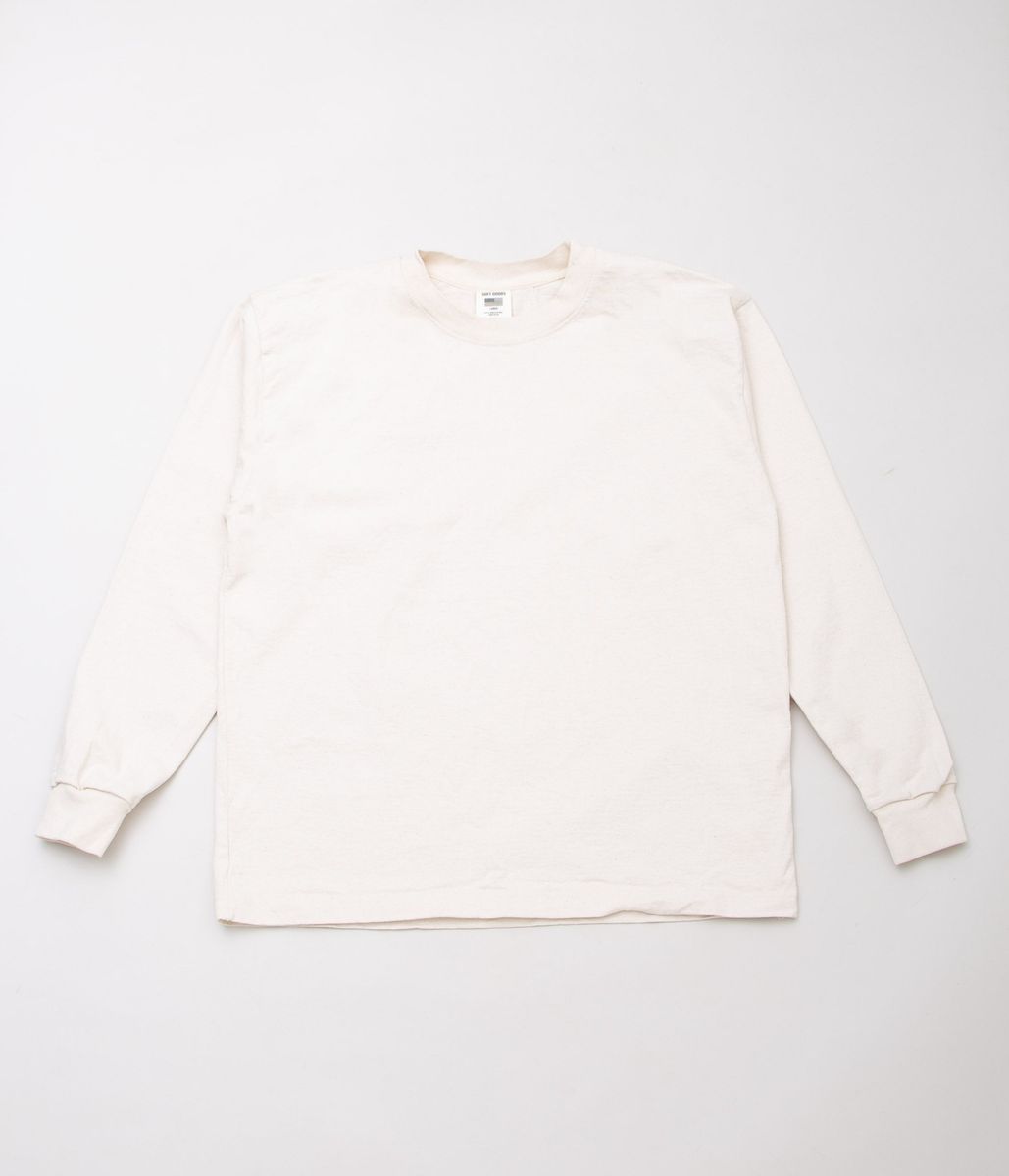SOFT GOODS \u0027HEAVY WEIGHT CREWNECK L/S\u0027(NATURAL)