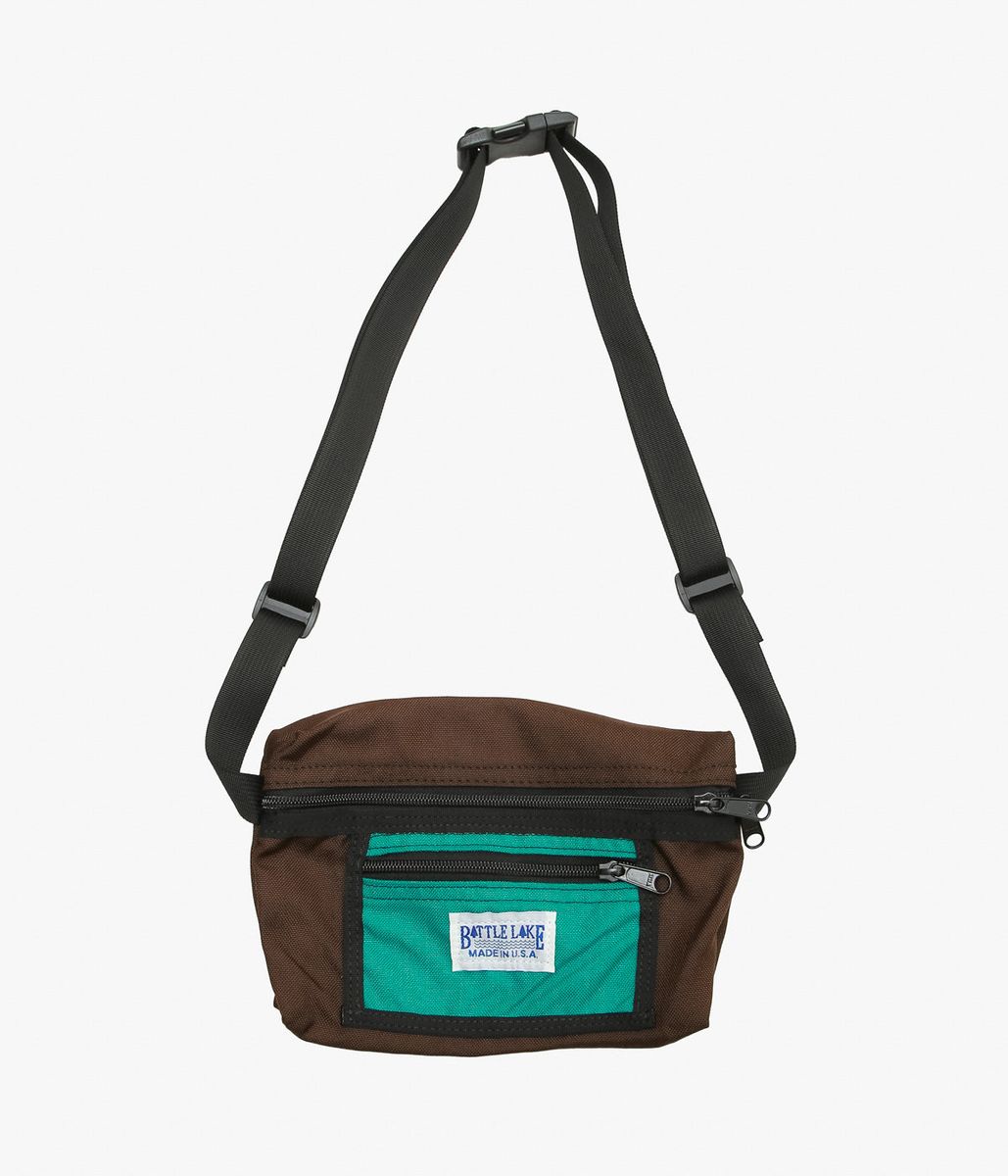 BATTLE LAKE ''CLARRISA FUNNY(PACK CLOTH)'' (BROWN/TURQUOISE)|THE STORE by maidens