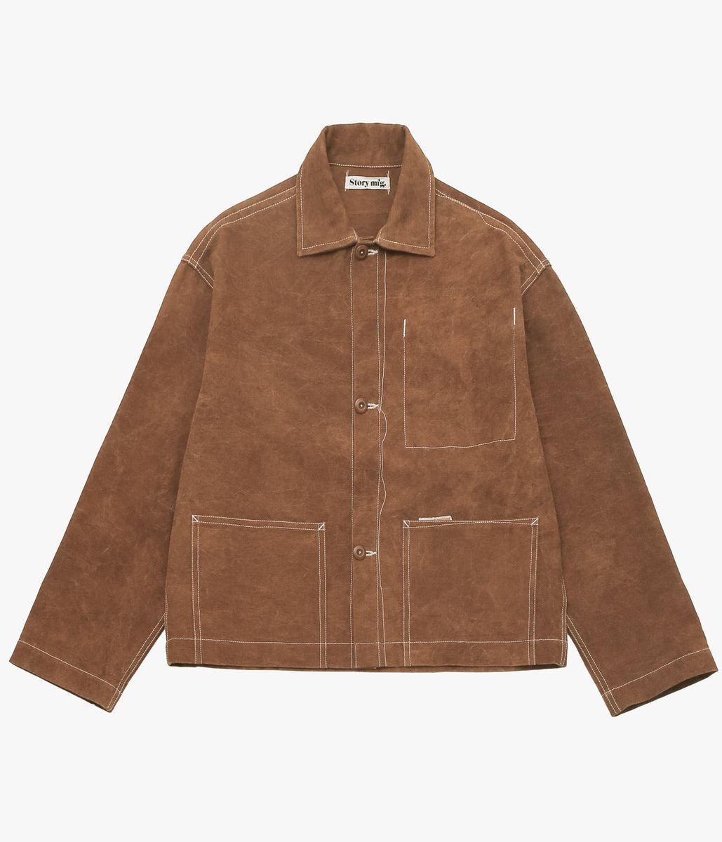 STORY MFG. \u0027\u0027SOT JACKET\u0027\u0027 (BROWN WONKY-WEAR)