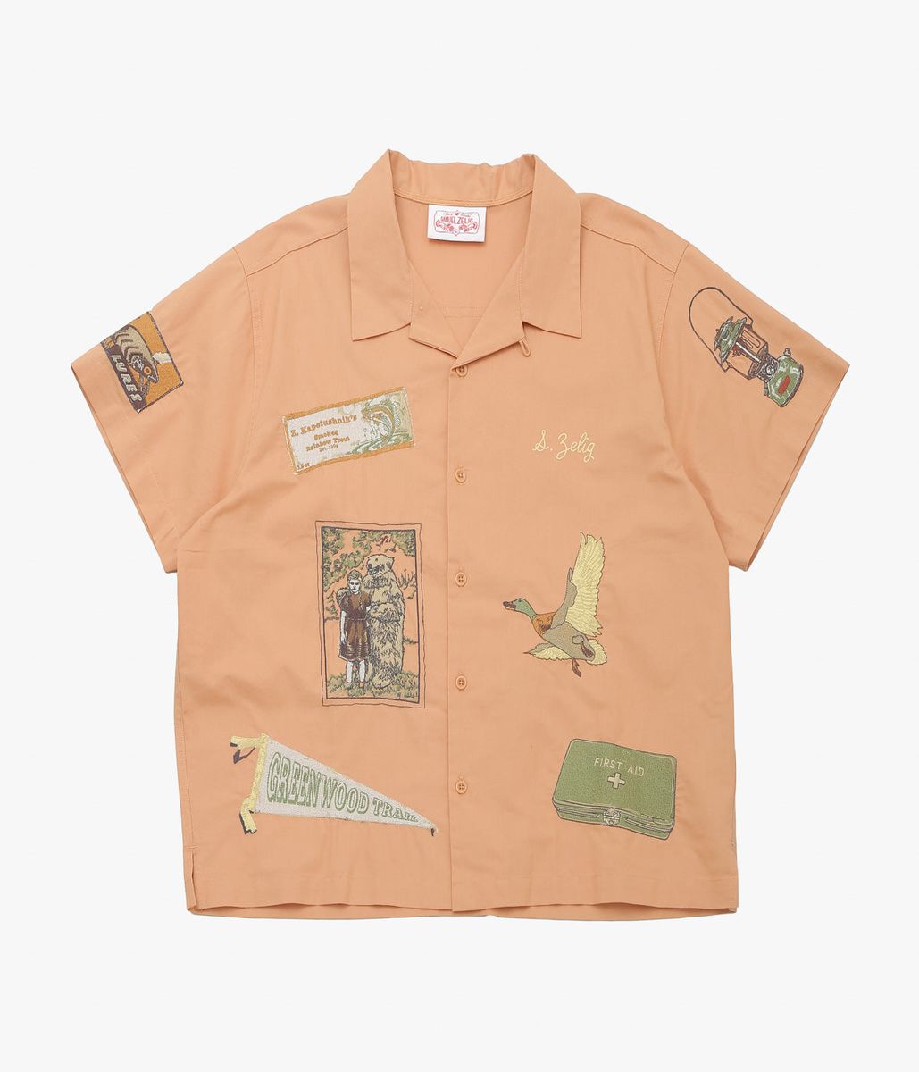 SAMUEL ZELIG ''TRAIL CAMP SHIRT'' (SUNSET)|THE STORE by maidens