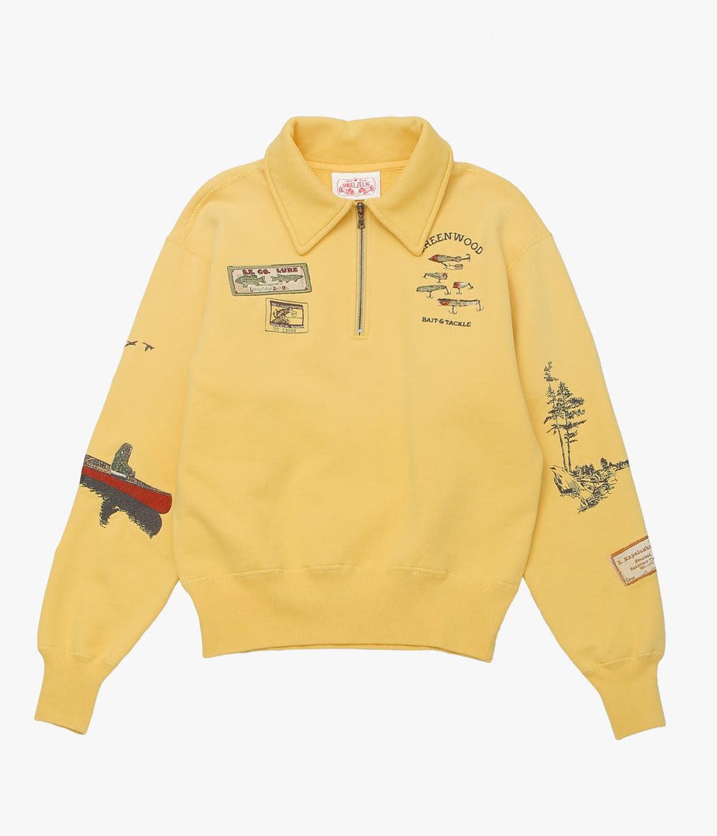 SAMUEL ZELIG ''TRAIL 1/4 ZIP'' (MUSTARD)｜THE STORE by maidens