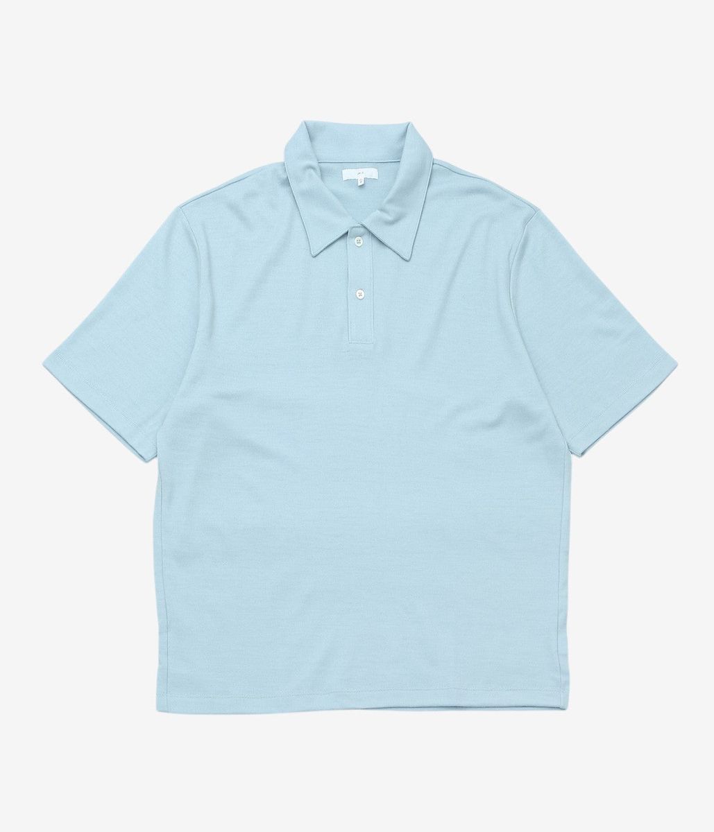 LADY WHITE \u0027\u0027SUMMER WOOL POLO\u0027\u0027 (LIGHT BLUE)