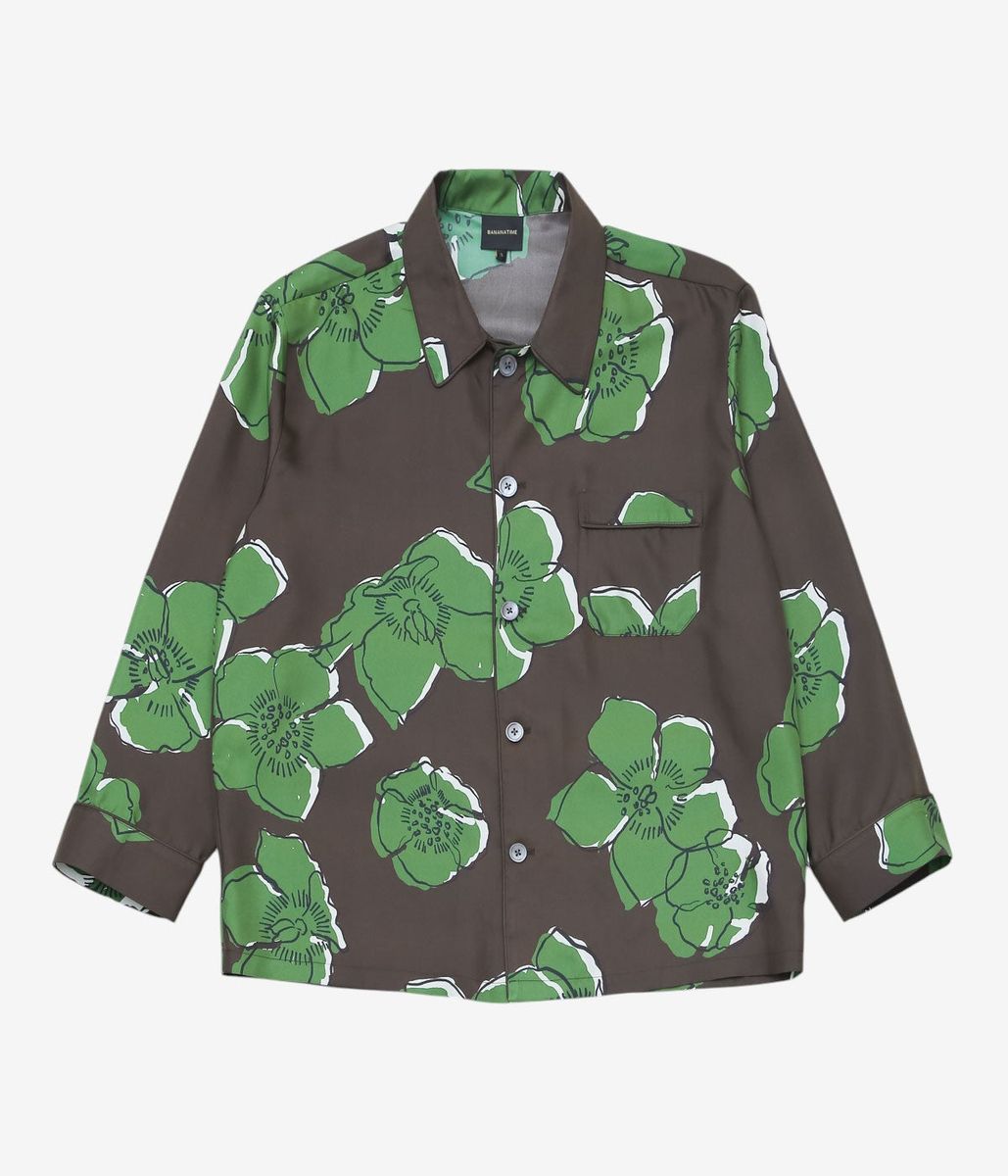 BANANATIME ''PJ 2 SHIRT'' ( WINTER ROSE CHOCOLATE)｜THE STORE by maidens