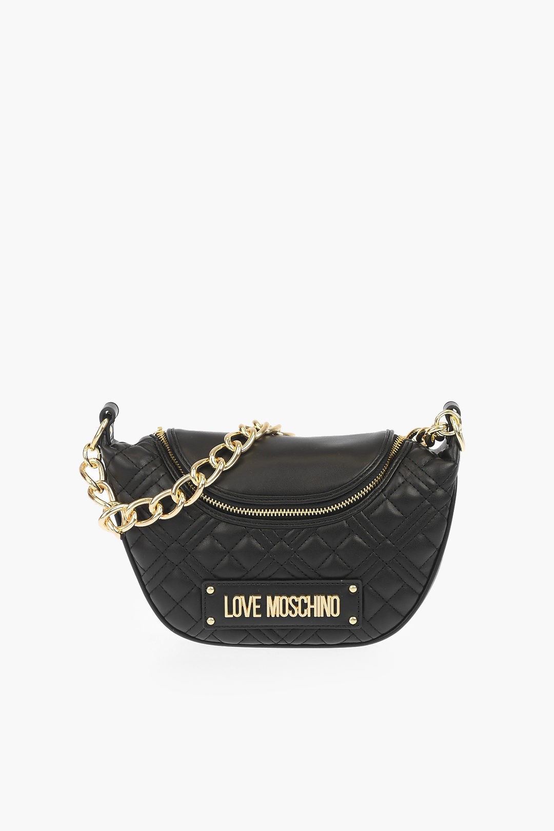 MOSCHINO モスキーノ Black DE LOVE SHOULDER レディース FAUX