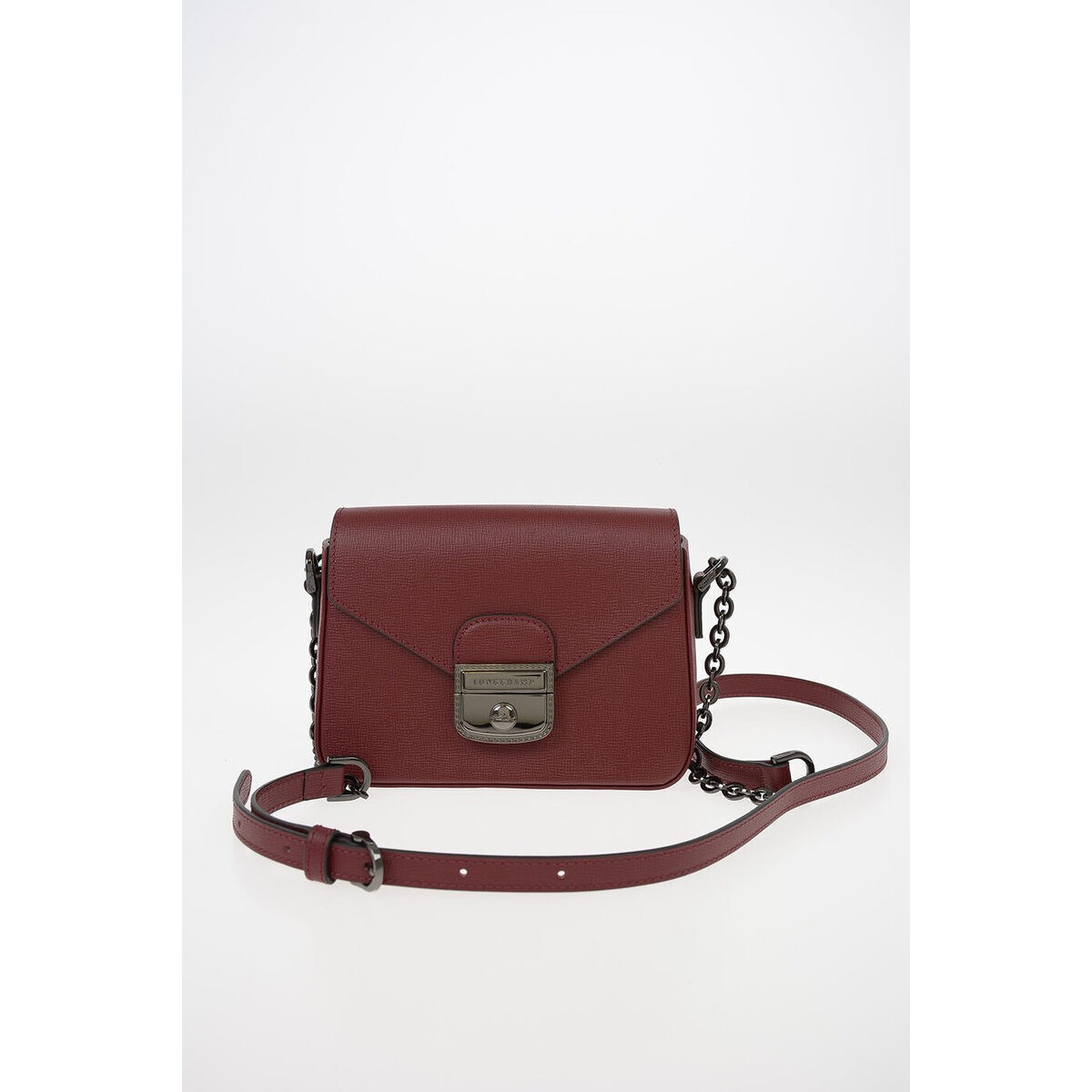 流行に Longchamp ロンシャン Burgundy レディース Leather Crossbody Bag Dk 安い Bilisim Io