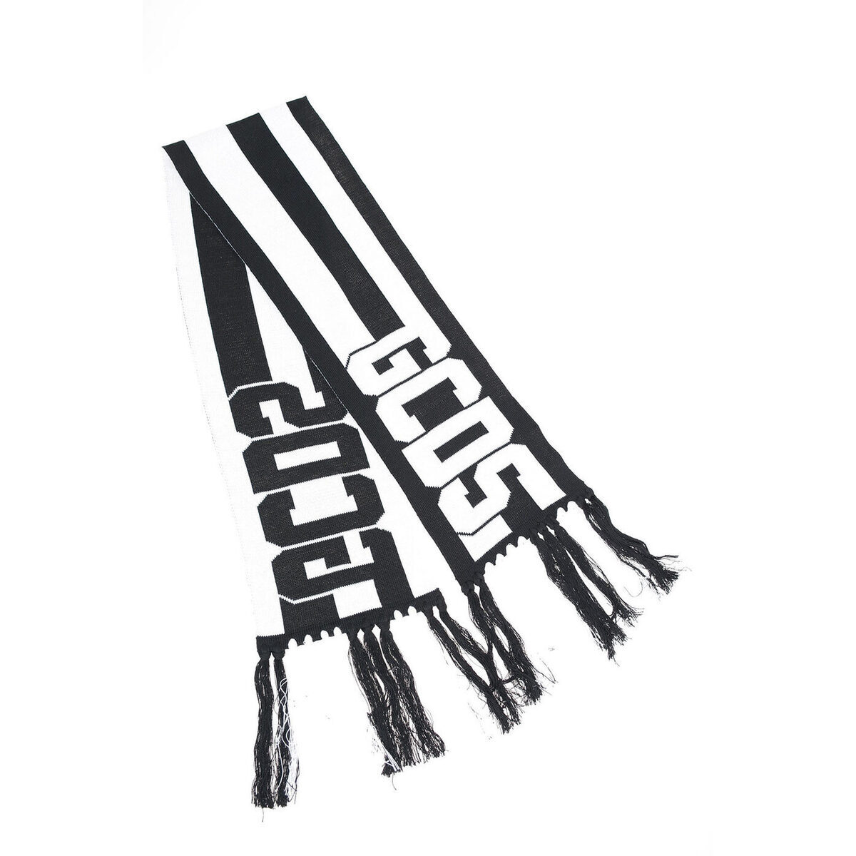 限定製作 楽天市場 Gcds ジーシーディーエス Black White メンズ 150x22cm Embroidered Scarf With Fringe Dk Brandshop クラージュ楽天市場店 第1位獲得 Lpmplampung Kemdikbud Go Id