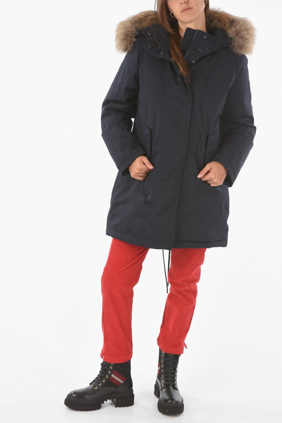 WOOLRICHウールリッチMidnightblueジャケットCOWWCPS2845UT19743989レディースSOLIDCOLORTIFFANYPARKADOWNJACKETWITHREMOVABLEREALFU【関税・送料無料】【ラッピング無料】dk