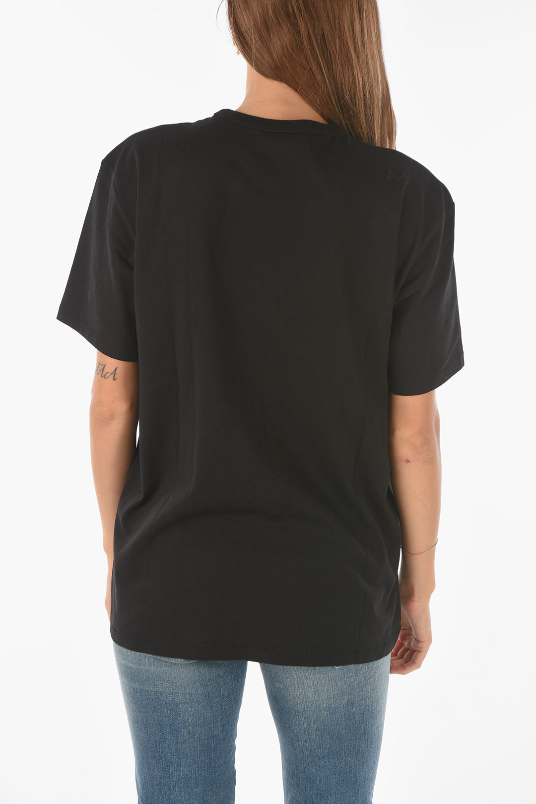 DIESELディーゼルBlackトップスT-BOYISHA045930BEAF9XXレディースCREW-NECKT-BOYISHT-SHIRTWITHPRINT【関税・送料無料】【ラッピング無料】dk