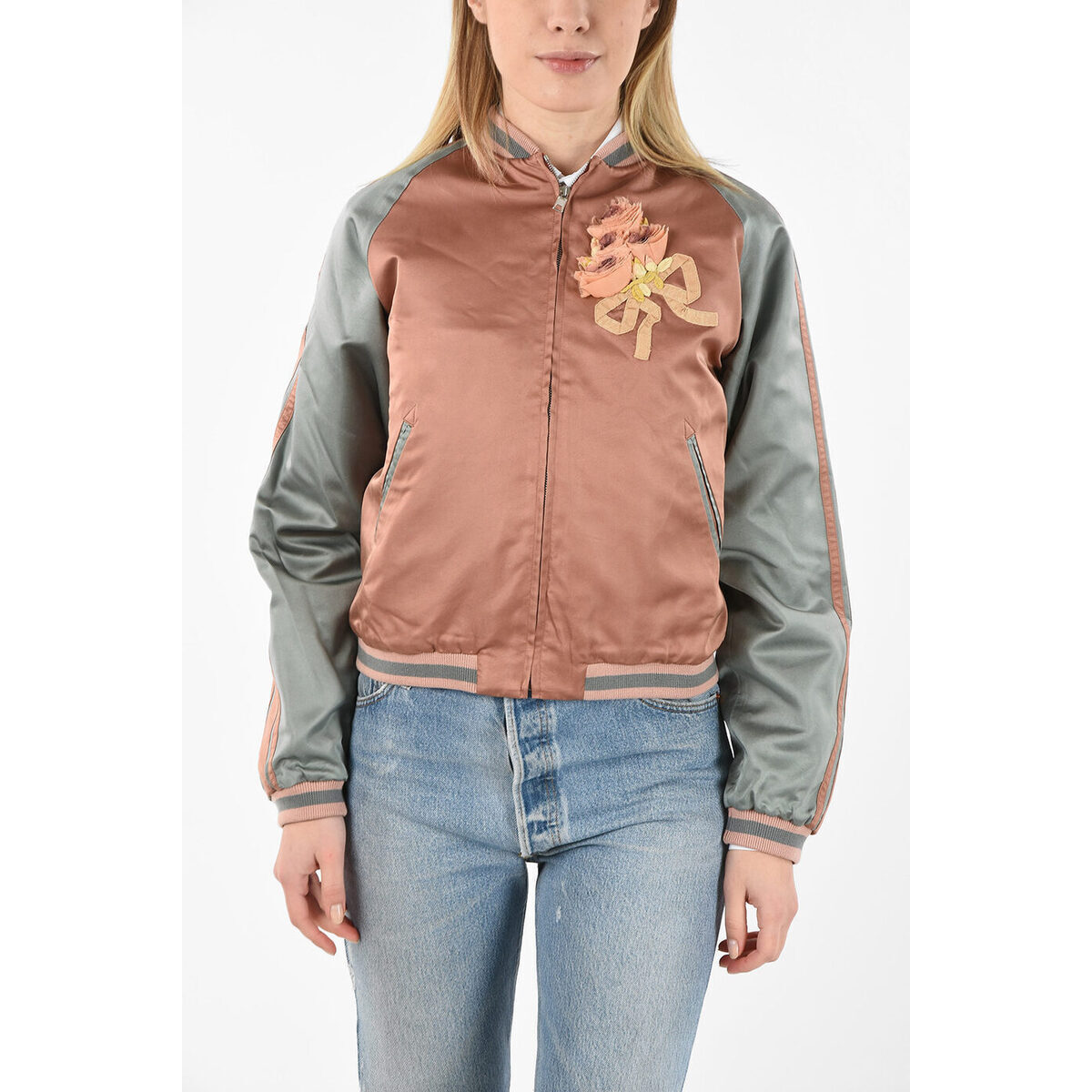 特売 Gucci グッチ Multicolor レディース Bomber With Embroiderd Pearl And Sequins Dk 手数料安い Www Bluewaterhomecare Com