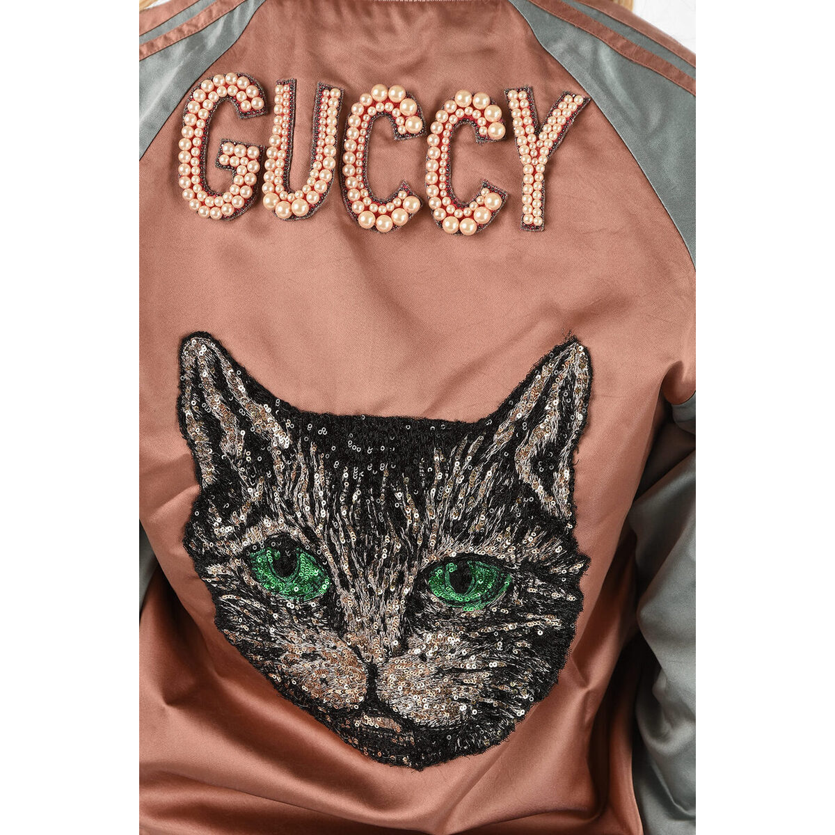 特売 Gucci グッチ Multicolor レディース Bomber With Embroiderd Pearl And Sequins Dk 手数料安い Www Bluewaterhomecare Com