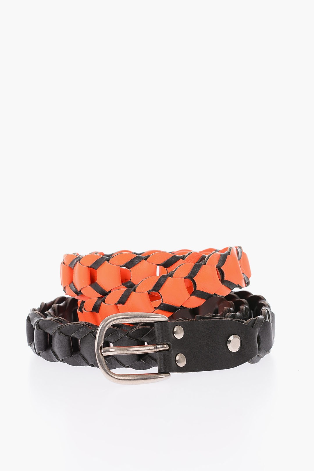 MARIOS マリオス Arancio Grigio ベルト MAAW00009313GREYORANGEFLUO レディース BELT dk TWO-TONE 流行 LEATHER BRAIDED 30MM MARIOS マリオス Arancio Grigio ベルト MAAW00009313GREYORANGEFLUO レディース BELT dk TWO-TONE 流行 LEATHER BRAIDED 贈る結婚祝い 30MM