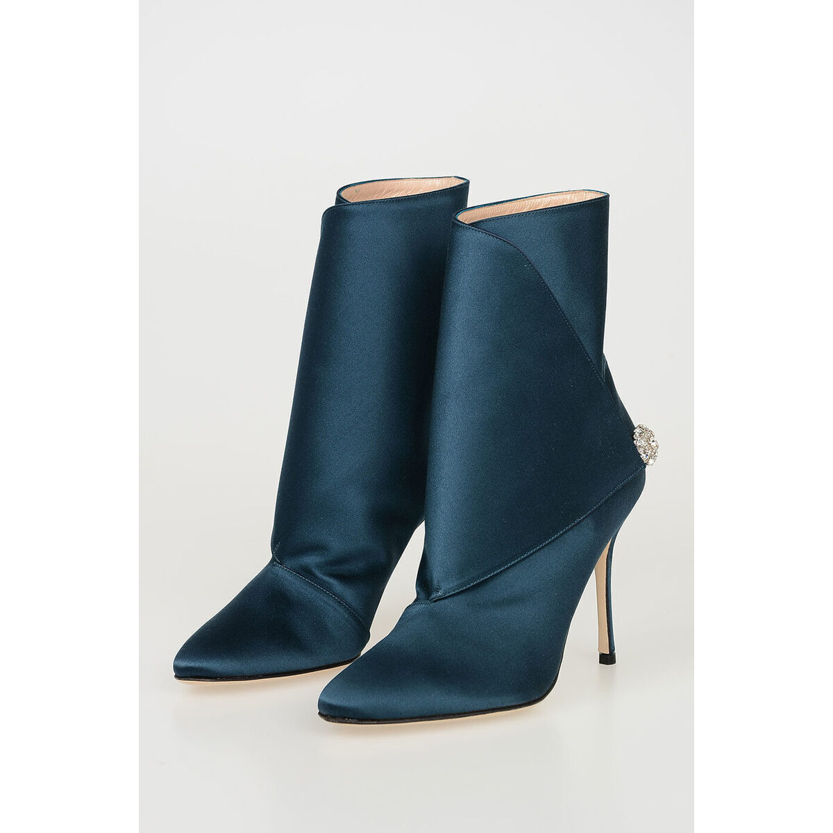 全商品オープニング価格特別価格 Manolo Blahnik マノロ ブラニク Green レディース Satin Diazhigri Booties 10 Cm Dk オープニング大放出セール Www Lexusoman Com