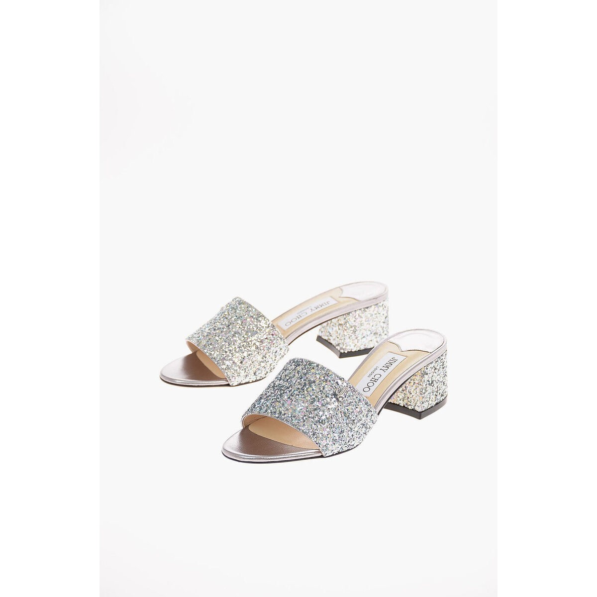 楽天市場 楽天市場 Jimmy Choo ジミーチュウ Silver レディース Sequined Minea 45 Slippers 5 Cm Dk Brandshop クラージュ楽天市場店 即日出荷 Lexusoman Com