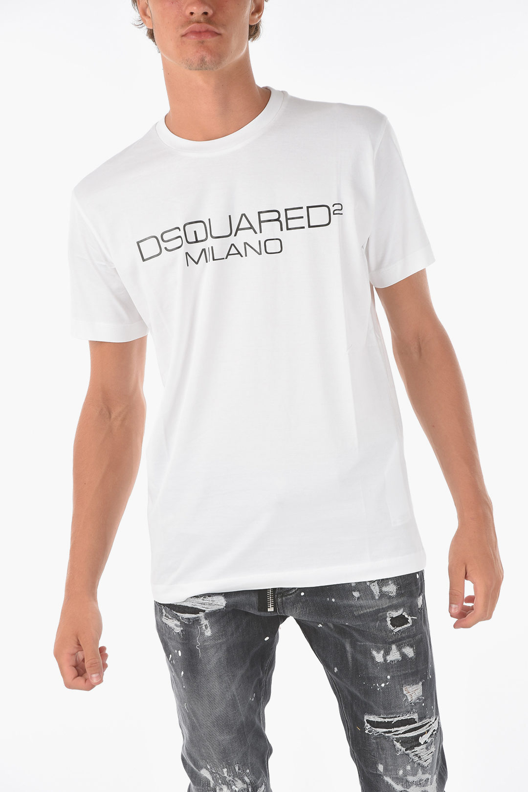 お気にいる】 DSQUARED2 ディースクエアード White トップス S74GD0899