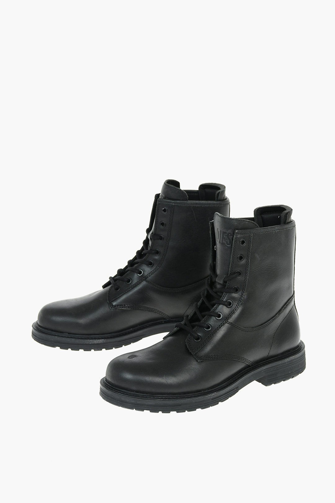 最大65 オフ Diesel ディーゼル Black ブーツ Y Pr013 T8013 メンズ Solid Color Leather D Alabhama Cb Combat Booties Dk Fucoa Cl