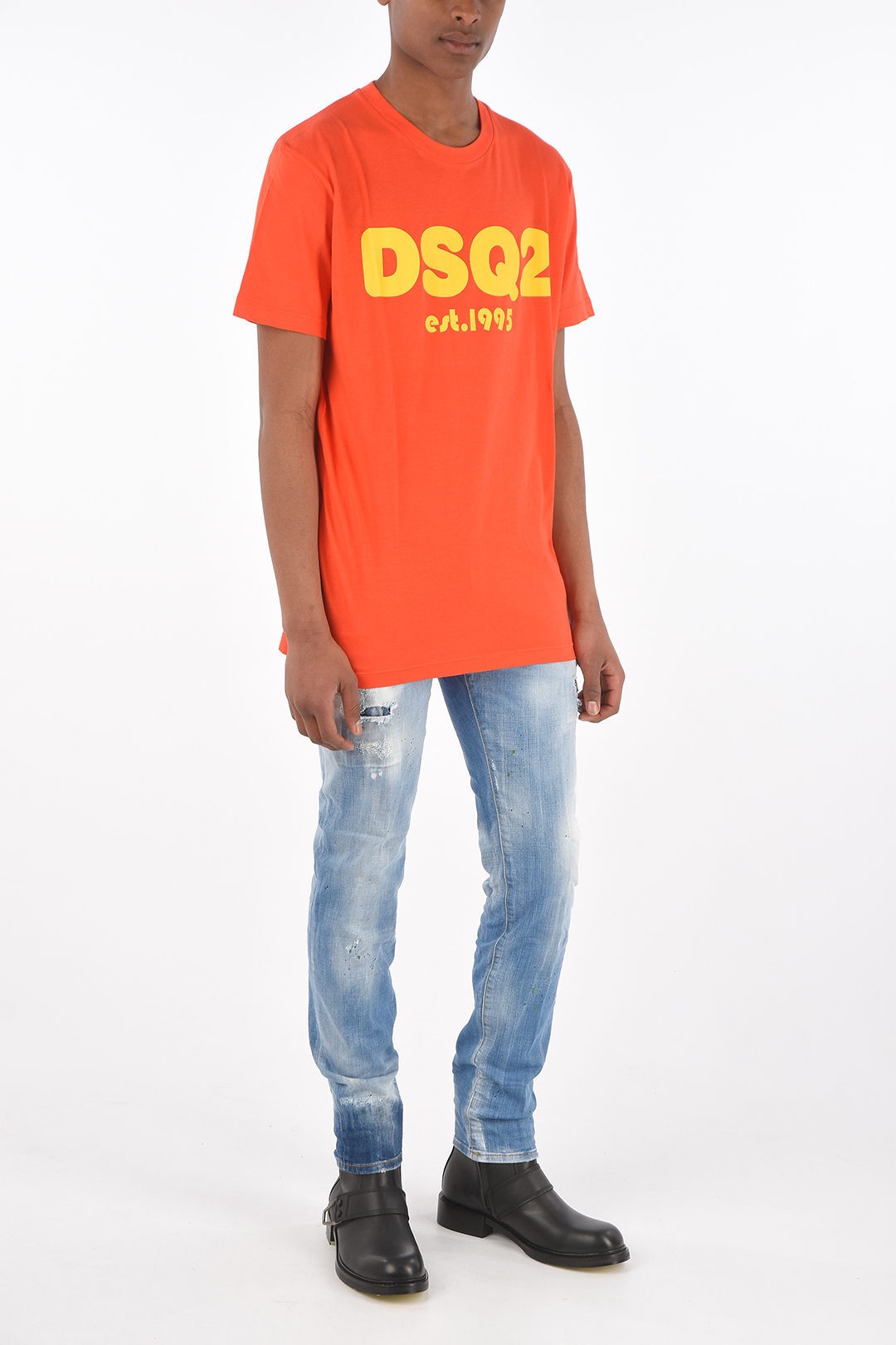 楽天市場 ディースクエアード メンズ Tシャツ トップス T-shirt Orange
