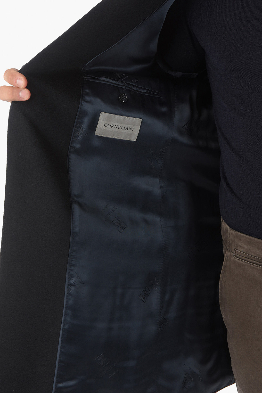 69％以上節約 CORNELIANI コルネリアーニ Blue コート 801581 7813179 002 メンズ ID VIRGIN WOOL  COAT WITH REMOVABLE CHEST PIECE dk