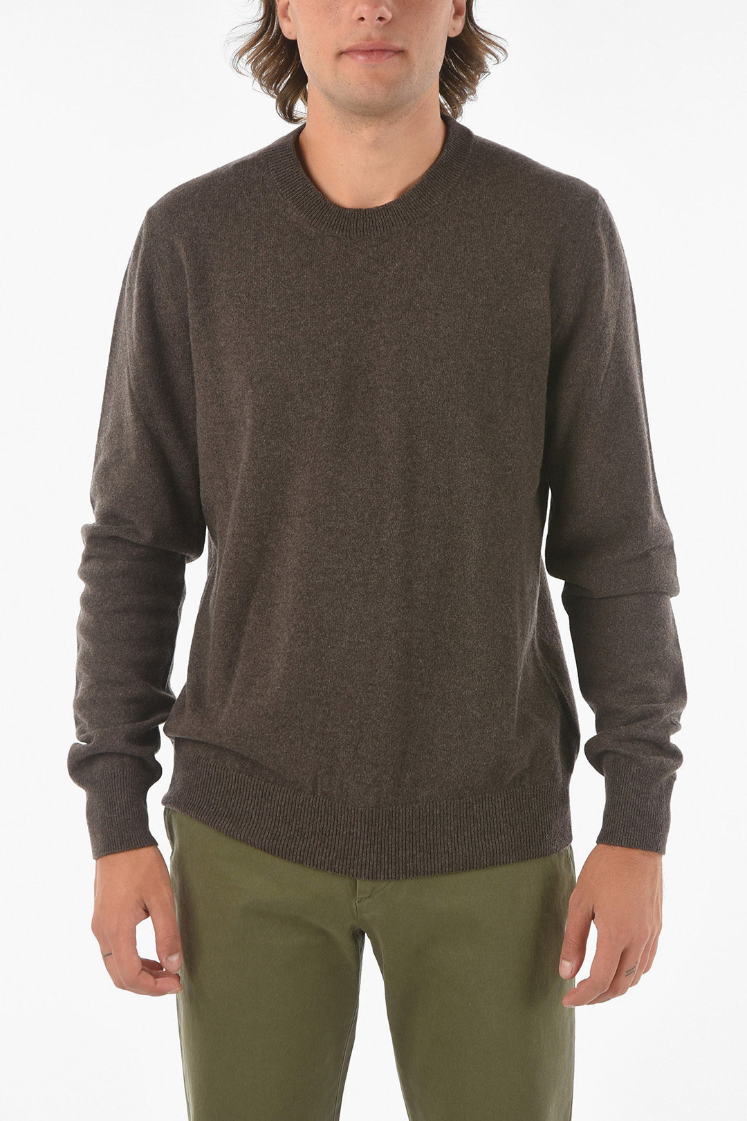 良質MAIS N MARGIELA メゾン マルジェラ Br wn ニットウェア S50HA0905 S16823 143M メンズ MM14 CASHMERE AND WL CREW-NECK SWEATER関税 送料無料ラッピング無料dk BRANDSH P クラージュ市場店