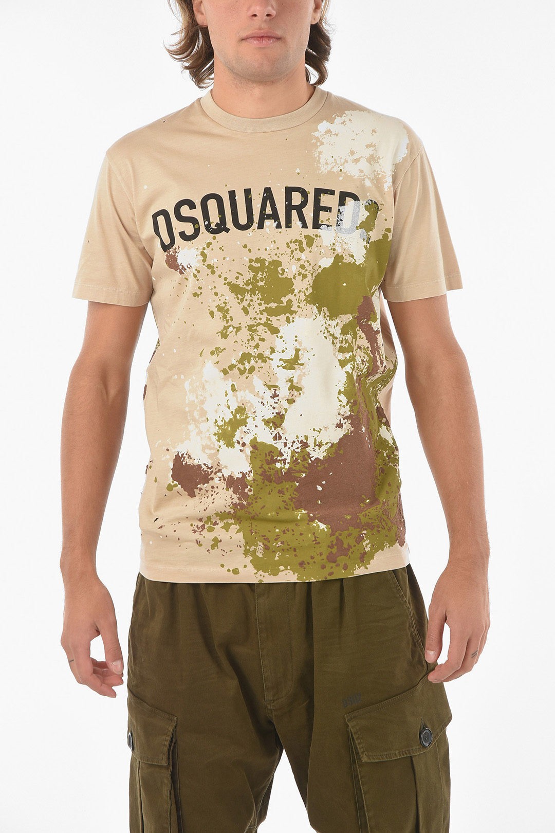 買収 DSQUARED2 ディースクエアード Beige トップス S71GD1112 S22427