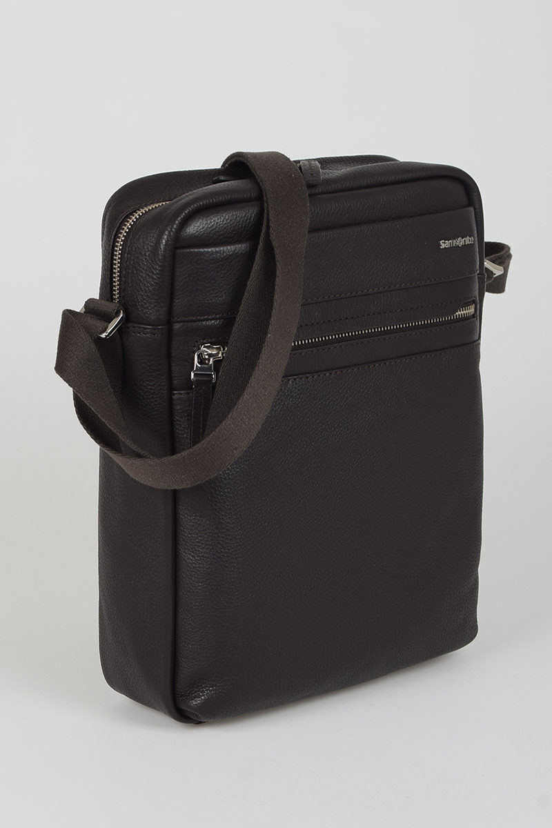 SAMSONITEサムソナイトBrownバッグ73087/1251メンズHIPCLASSTABLETCROSSOVER10.1’’DARKBROWN【関税・送料無料】【ラッピング無料】dk