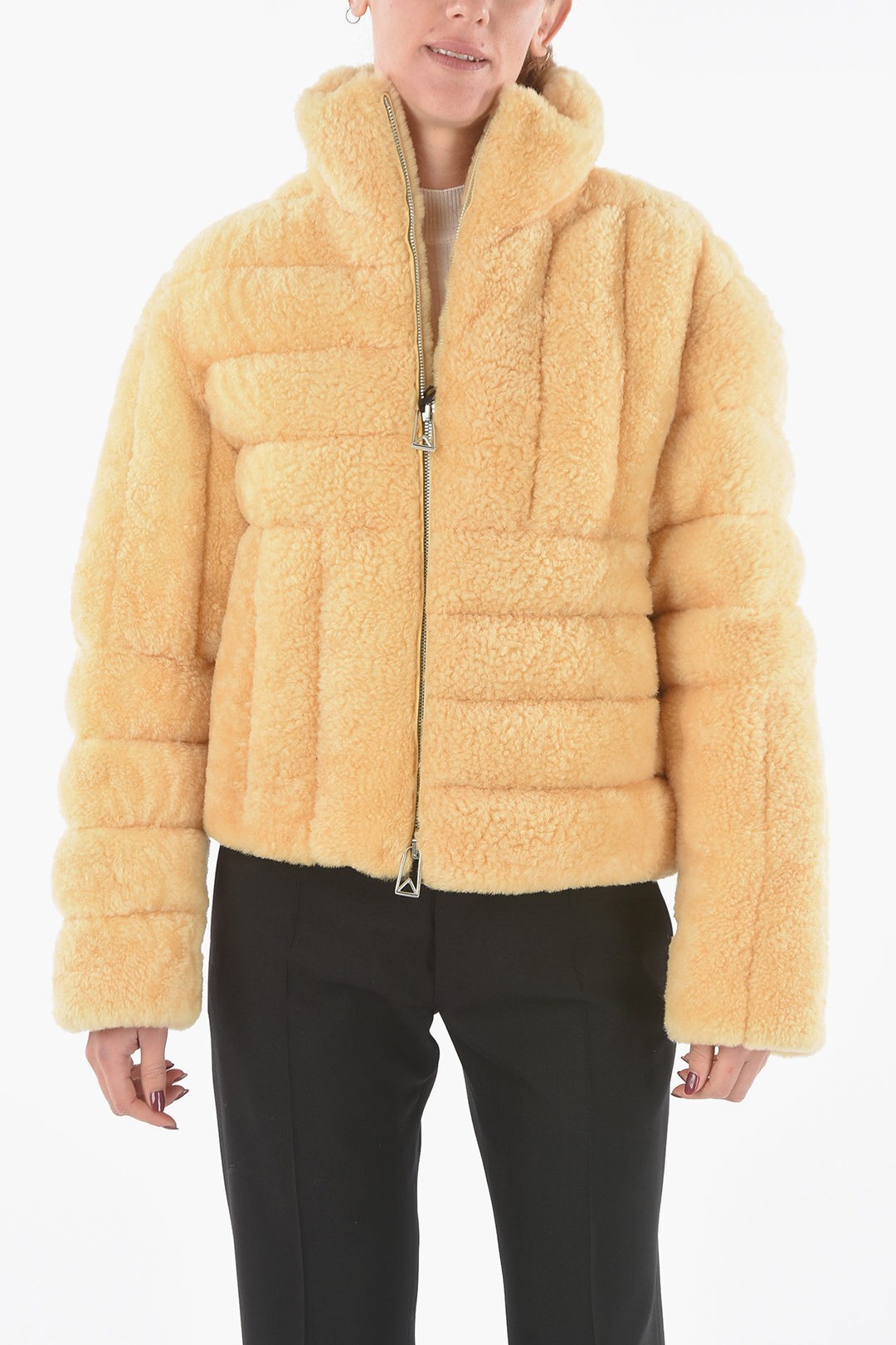 BOTTEGA VENETA ボッテガ V05X0 COAT HIGH FUR コート レディース