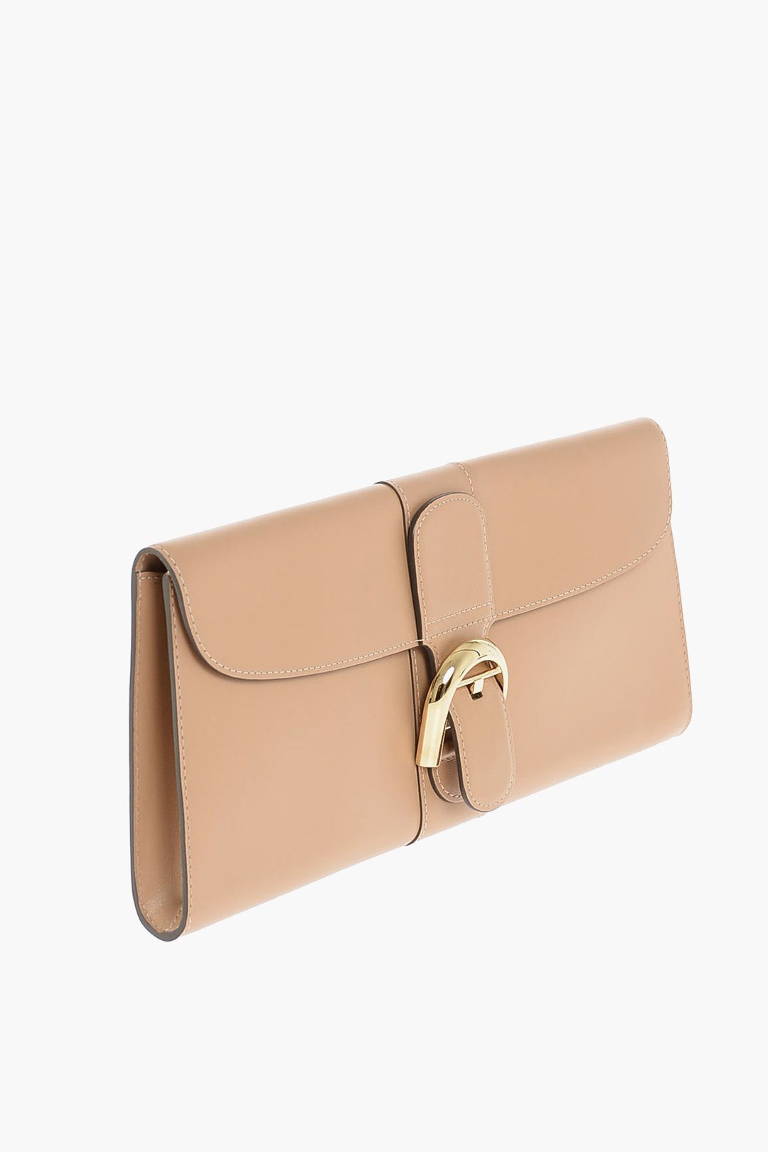 DELVAUX デルヴォー Beige クラッチバッグ レディース LEATHER WITH