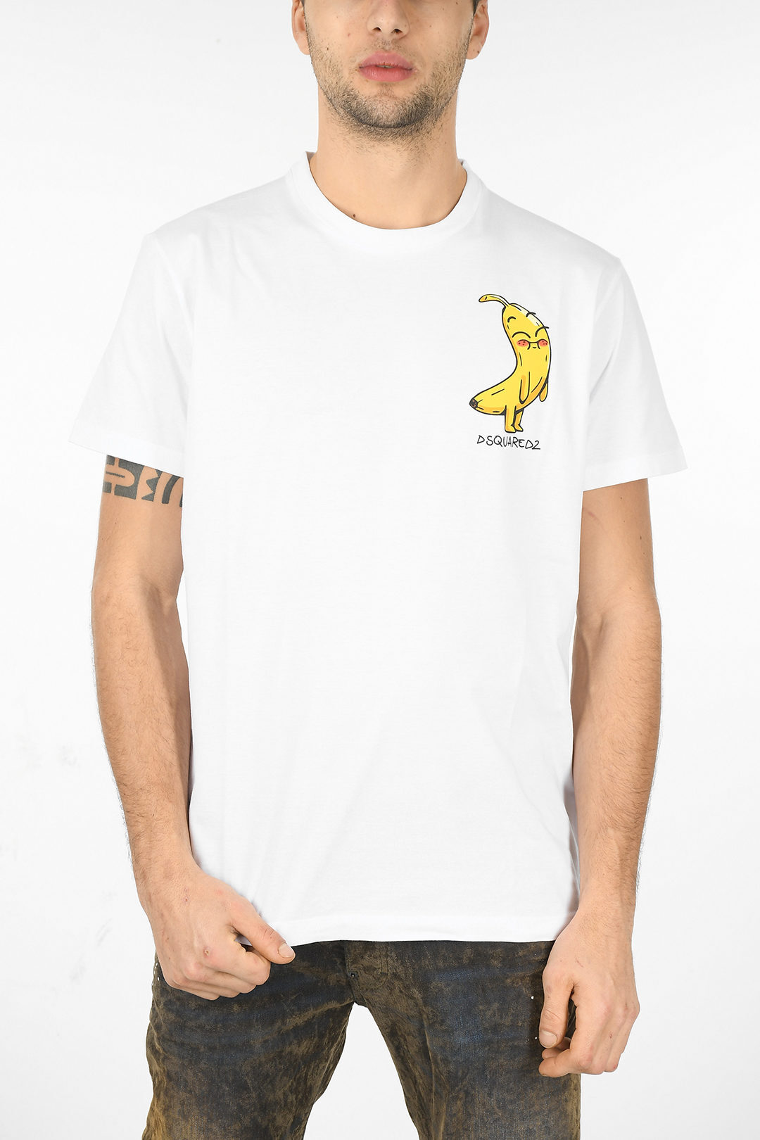 国際ブランド DSQUARED2 ディースクエアード White トップス S71GD1152