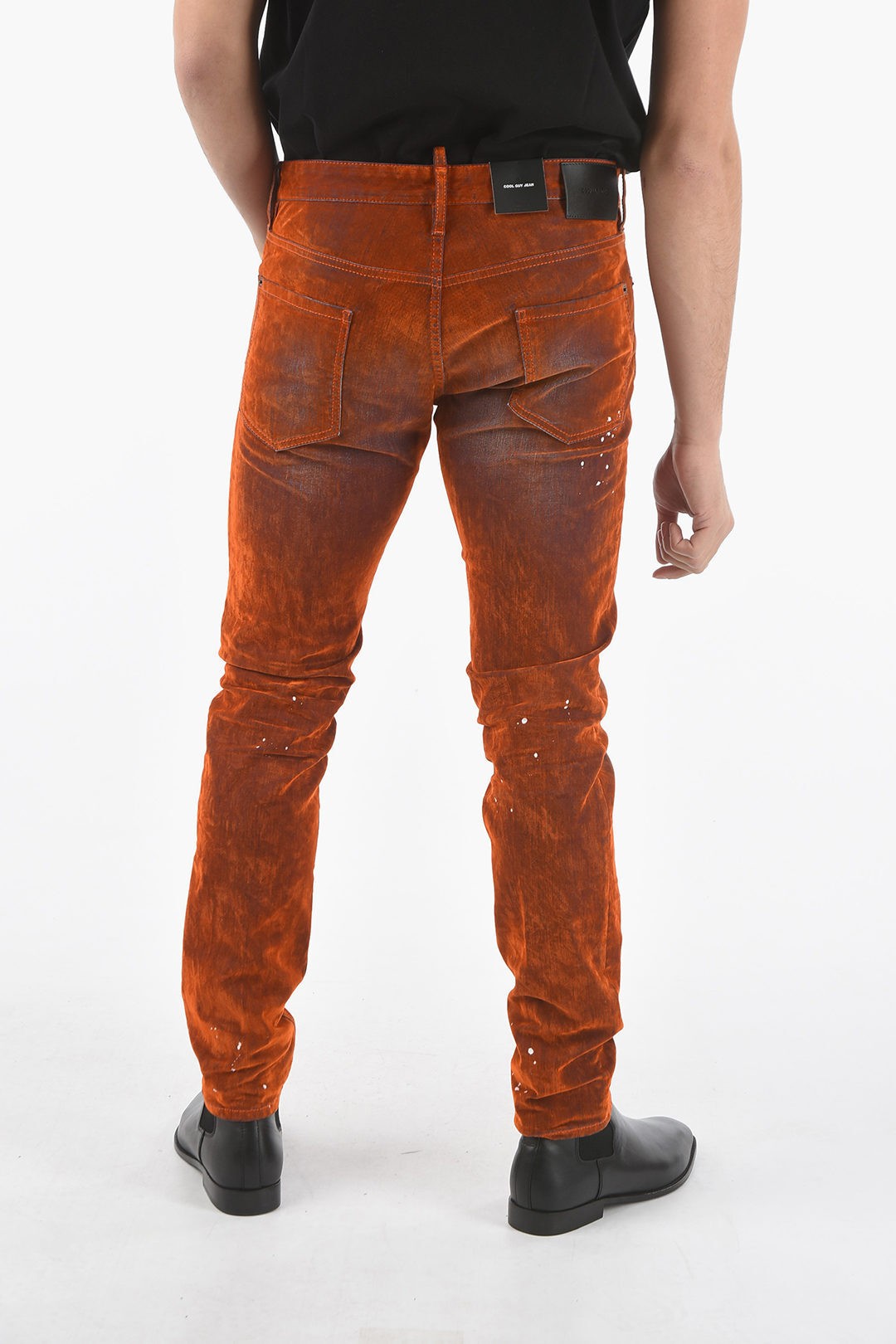 品数豊富！ DSQUARED2 ディースクエアード Orange デニム S74LB1071